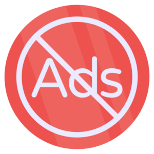 no ads